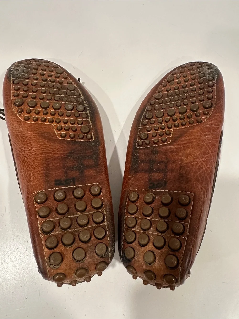 Cole Haan Men's Brown Leather Moccasin Driving Loafers